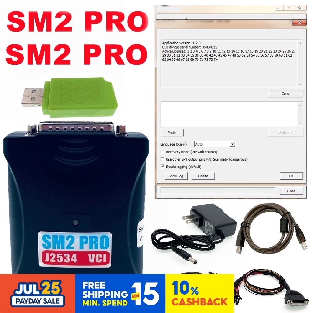 ⭐⭐⭐Newest SM2 Pro J2534 VCI ECU Programmer Read&Write Tool Supported 67 Modules Scanmatik 2 Pro FLAS
