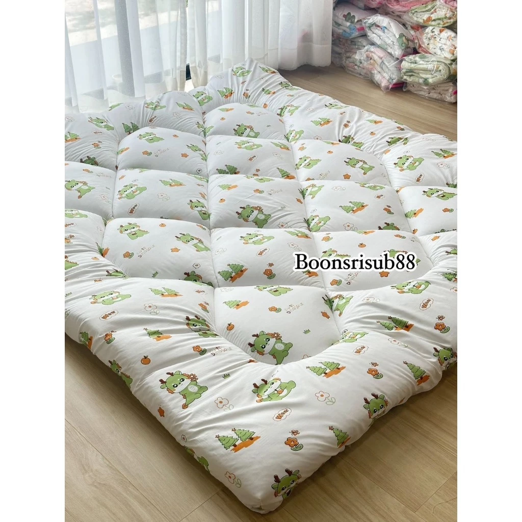 ที่นอนท็อปเปอร์อเนกประสงค์ ผ้าคอตตอน 3.5 ฟุต 5 ฟุต 6 ฟุต thumbnail 9