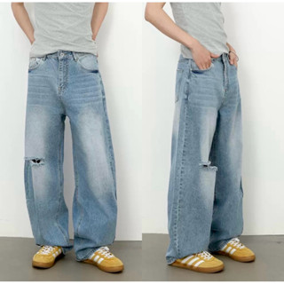 Inyourstyles.brand Balloon Jeans กางเกงยีนส์ทรงกระบอกใหญ่ ทร…