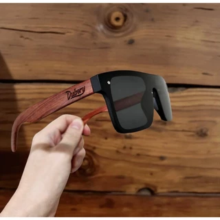 Dubery แบรนด์แท้ 100% ร้านไทยส่งเร็ว ขาไม้ เลนส์ Polarized แว่นกันแดดผู้ชาย (ผู้หญิงใส่ได้)