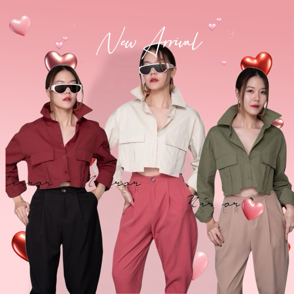 mirrorsister 40226.5 • เสื้อเชิ้ตคาร์โก้ตัวเก๋