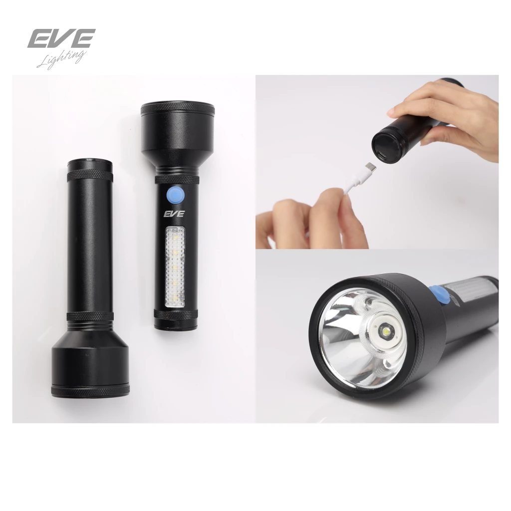EVE ไฟฉาย LED แรงสูง ชาร์จ TYPE-C ปรับ 4 โหมด thumbnail 6