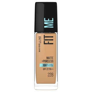 เมย์เบลลีน ครีมรองพื้น ฟิต มี แมท ลิควิด ฟาวเดชั่น MAYBELLINE FIT ME FOUNDATION MAT PORELESS