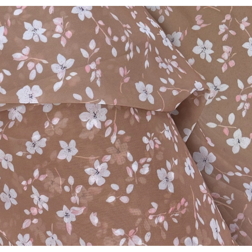 🥯🤎เดรสคอวีเข้ารูปทรงเอ แต่งโบว์กระดุม(ผ้าชีฟอง)📌Lotโรงงานใหม่นะคะ - รูปที่ 2