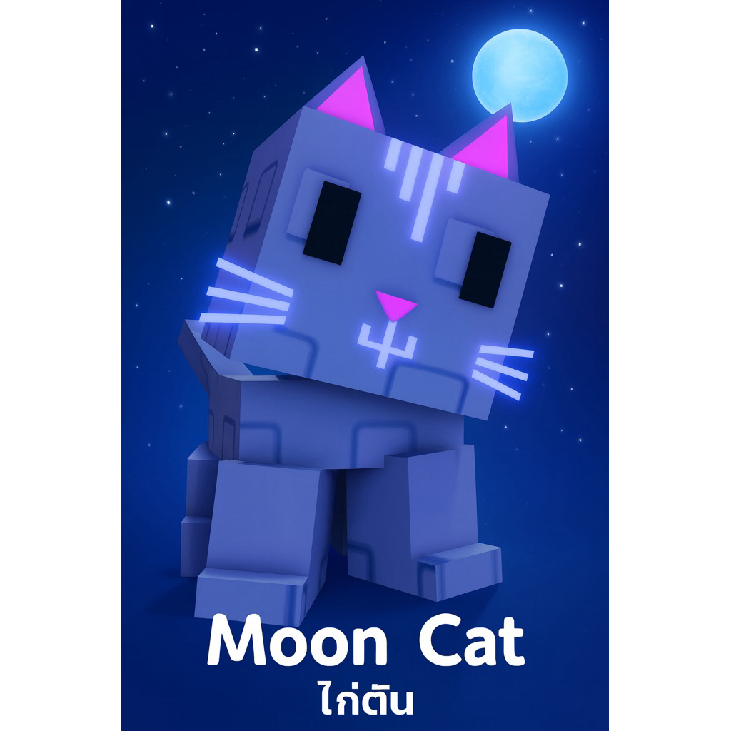 ไก่ตัน grow a garden moon cat