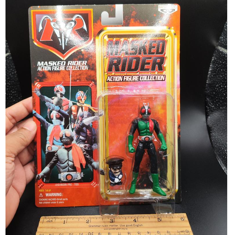 ไอ้มดแดง วี 2  Mask Kamen Rider No.2  V2 Banpresto 1998 Mini figure Showa คาเมนไรเดอร์  3.5" ฟิกเกอร