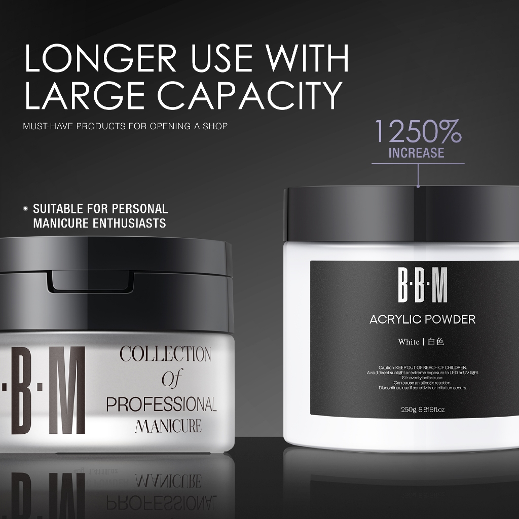 ผงอะคริลิคต่อเล็บ acrylic powder BBM