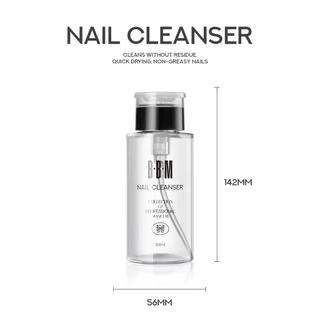 น้ำยาเช็ดหน้าเล็บ Nail Cleanser BBM 200ML