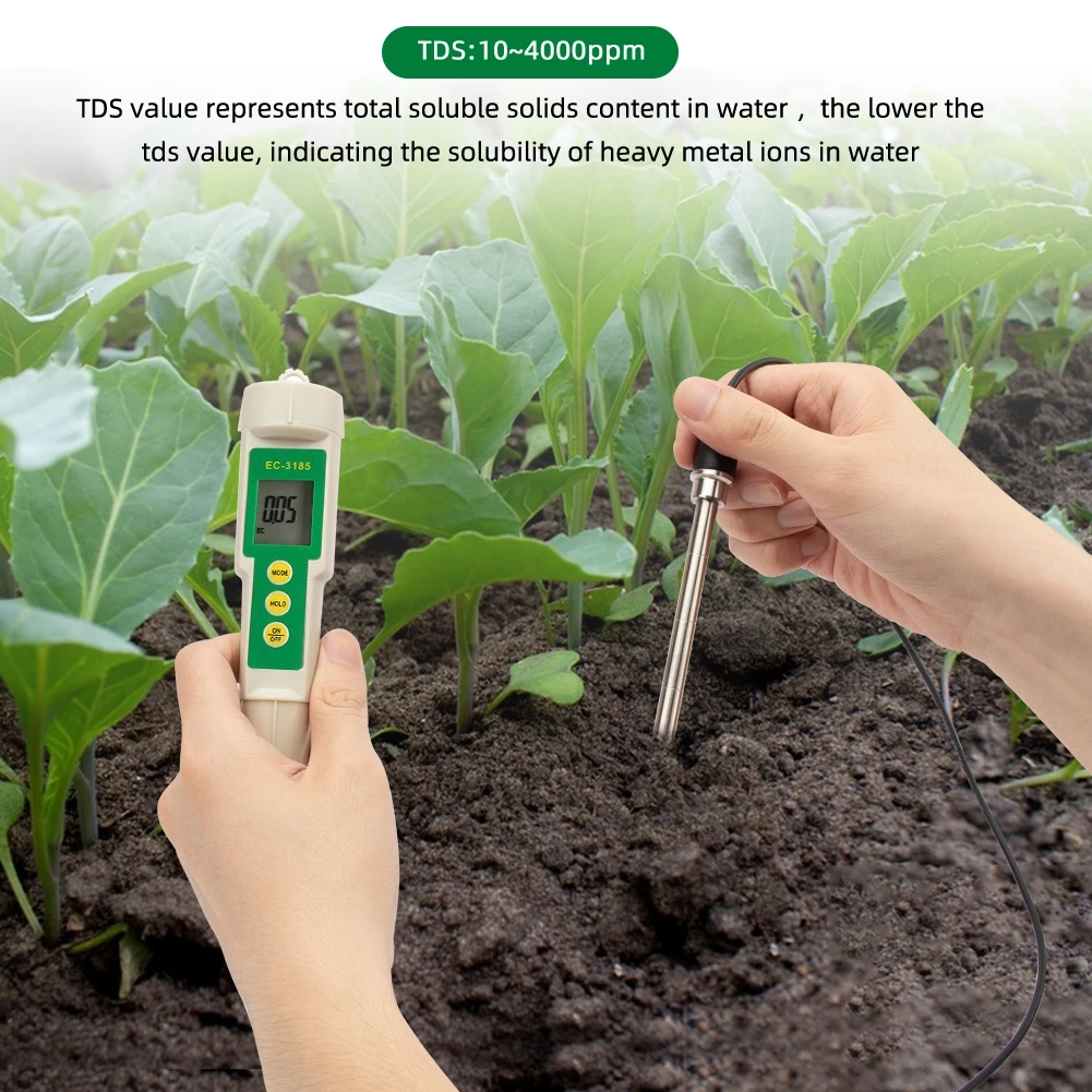 เครื่องวัดดิน RCYAGO TDS/EC Tester สำหรับปลูกพืช thumbnail 6
