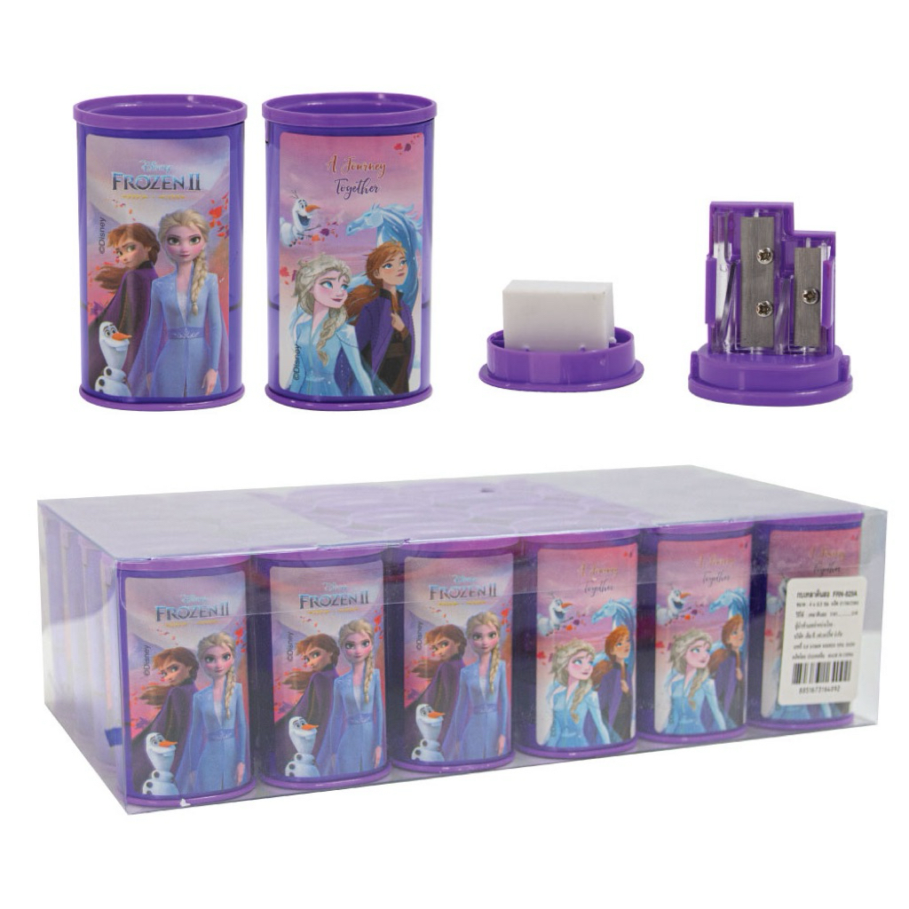 Mt กบเหลาดินสอ ลายลิขสิทธิ์แท้ กบเหลา 2in1 พร้อมยางลบในตัว กบเหลา 2 ช่อง ลายการ์ตูน 1 อัน - รูปที่ 6