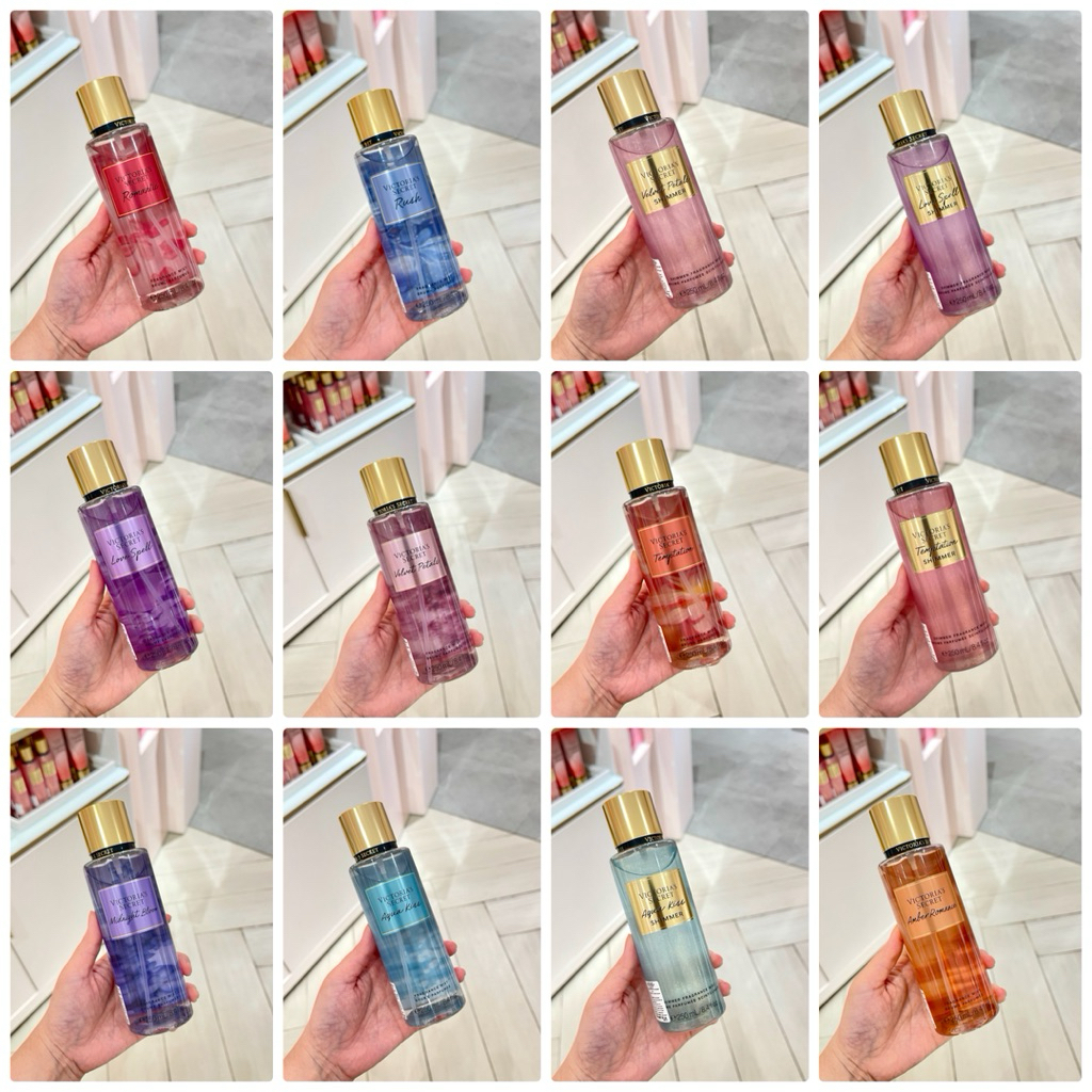(แจกส่วนลด) Victoria 's Secret Fragrance Mist 250 ml ของแท้ ป้ายไทย น้ำหอม บอดี้มิสต์ ฟรีถุงแบรนด์