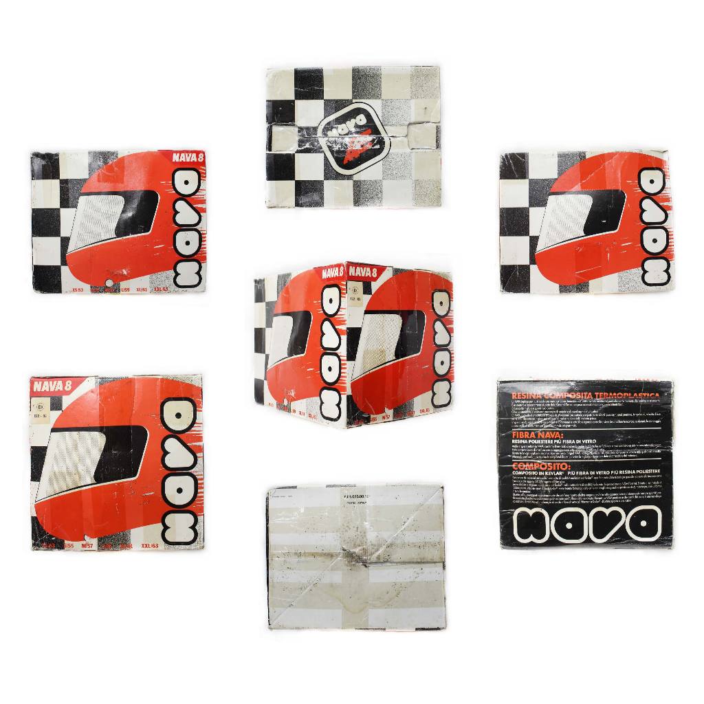 กล่อง NAVA 8/หมวกกันน็อค นาวา/VESPA/LAMBRETTA/VESPAFARI