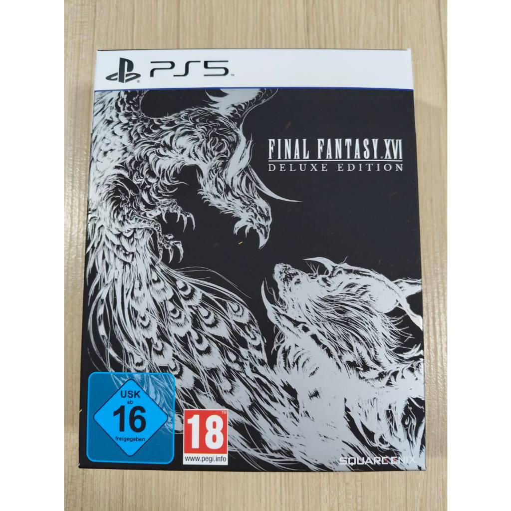 มือสอง PS5 Final Fantasy FF 16 XVI Deluxe Edition Zone 2 Eng ปกหลังภาษาเยอรมัน สภาพดี