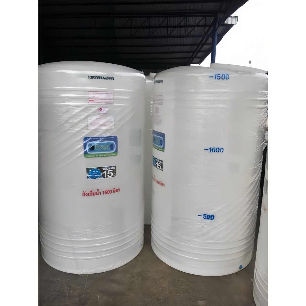 ถังเก็บน้ำสีขาว1500ลิตรUSA