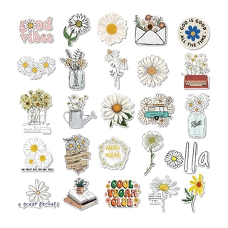 "จัดส่งจากกรุงเทพฯ"-50 ชิ้น Little daisy Series Graffiti สติกเกอร์สําหรับกระเป๋าเดินทางโทรศัพท์มือถือกรณีแล็ปท็อปหมวกนิ