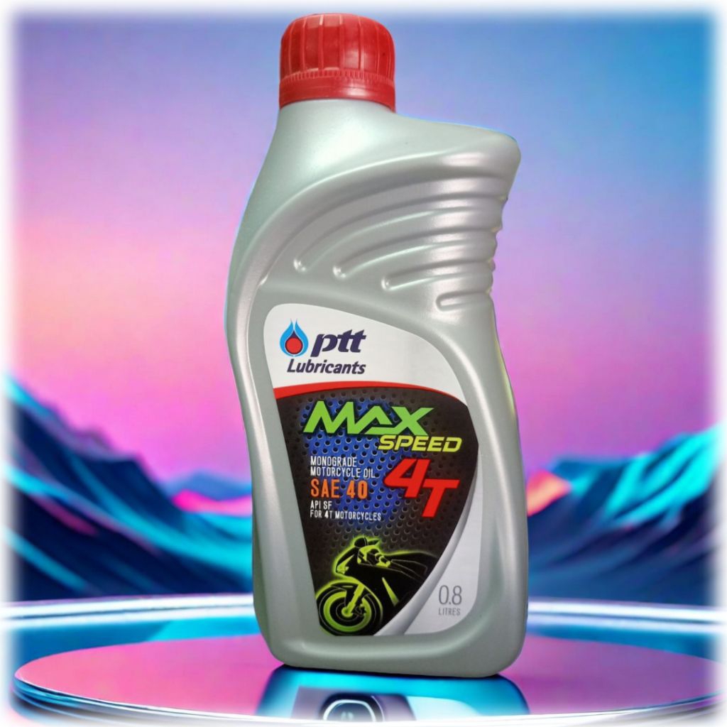 น้ำมันเครื่อง ปตท.Ptt-0.8MAX SPEED 4T