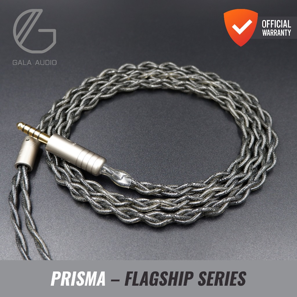 [Flagship] Gala audio Prisma สายอัพเกรดหูฟัง ทองแดงชุบเงินเคลือบกราฟีน Graphene-coated SP-OCC Litz (8-wire)