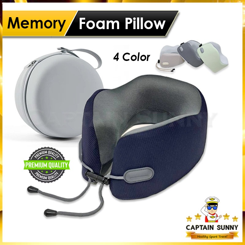 หมอนรองคอ Memory Foam รุ่น Harmony **ม้วนเก็บได้**