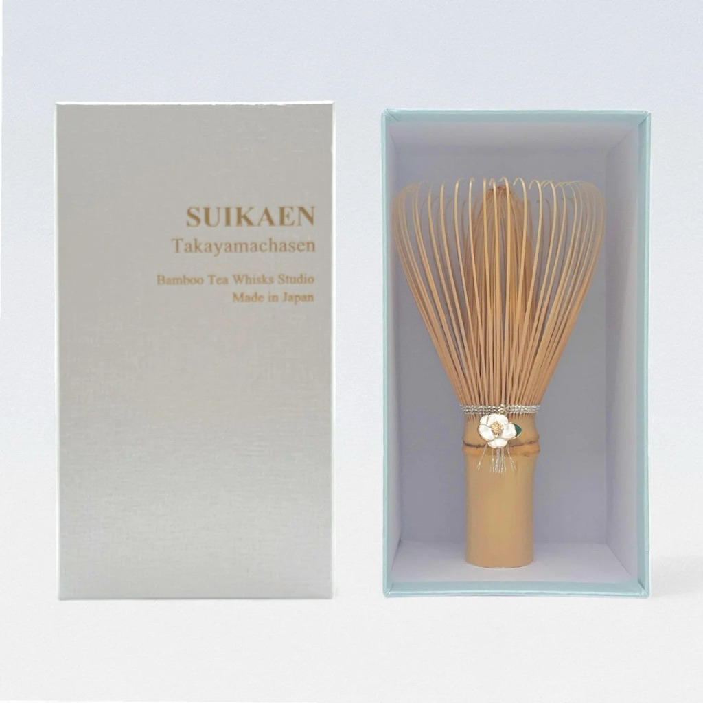 Takayama Chasen - Bamboo Whisk - Tsubaki