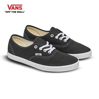 VANS AUTHENTIC LOWPRO - BLACK/WHITE รองเท้า รองเท้าผ้าใบ ผู้ชาย ผู้หญิง
