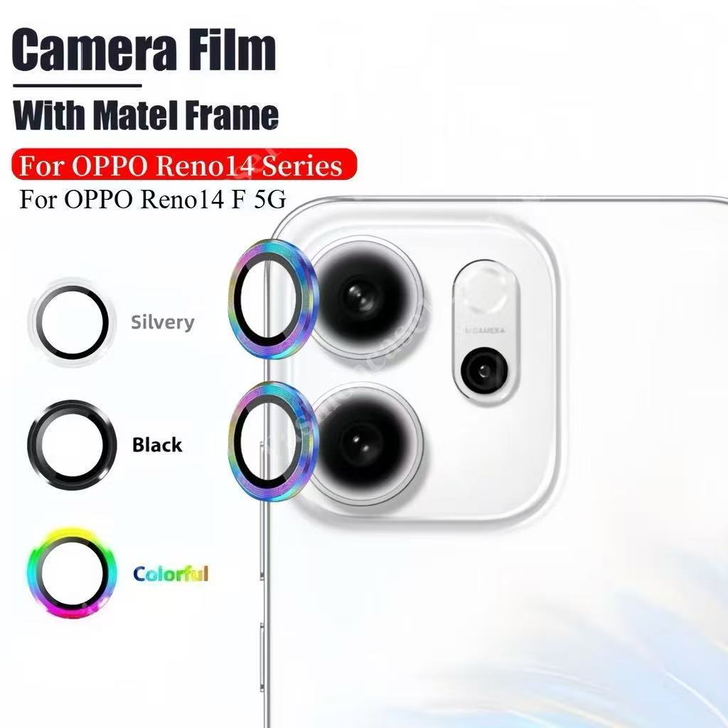 ฟิล์มเลนส์กล้อง ป้องกันเลนส์กล้อง 9Dสําหรับ Oppo Reno14 Pro 14F Reno13 Pro 13F Reno12 Pro/Reno14F Reno13F