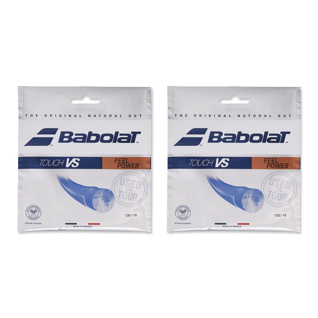 Babolat เอ็นไม้เทนนิส Touch VS 16G/1.30mm , 17G/1.25mm Tennis Strings Reel (2แบบ)
