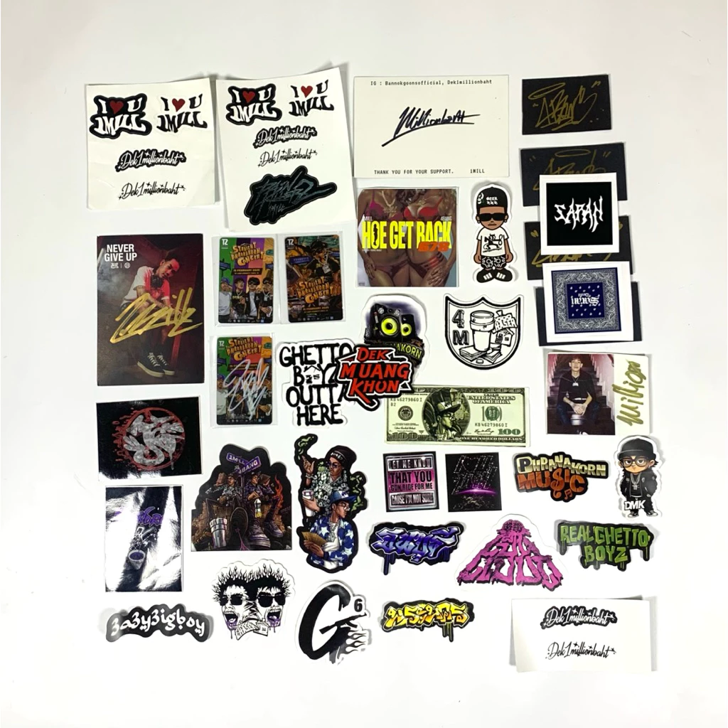 (ทักแชทรับโค้ด20%)Sticker Hiphop Thailand 1Mill 4Bang 1000Chaser