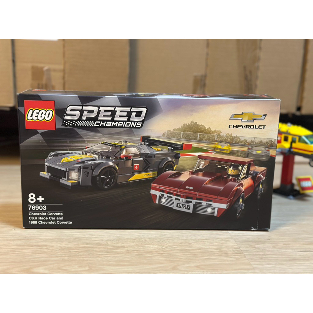lego 76903 Speed Champion Chevrolet Corvette and 1968 Corvette  มีของพร้อมส่ง