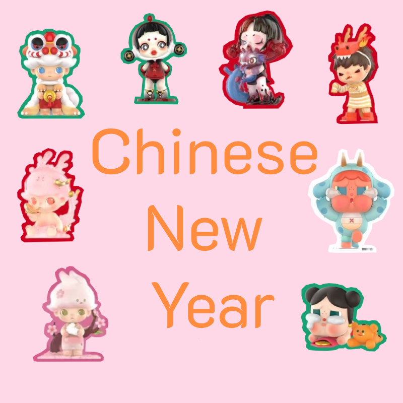 [พร้อมส่งในไทย] Chinese New Year - Crybaby Hirono Skullpanda Dimoo