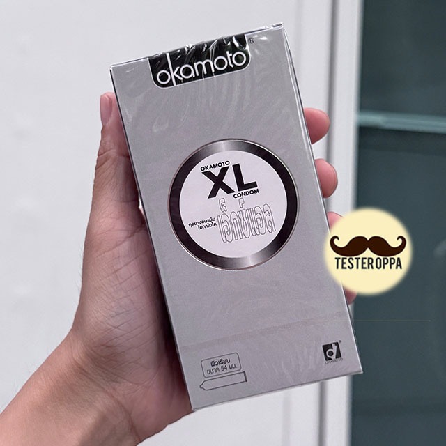 กล่องใหญ่ Okamoto XL ถุงยางอนามัยโอกาโมโต แพค 10 ชิ้น [** กล่องใหญ่ OKA BIG XL ** ]