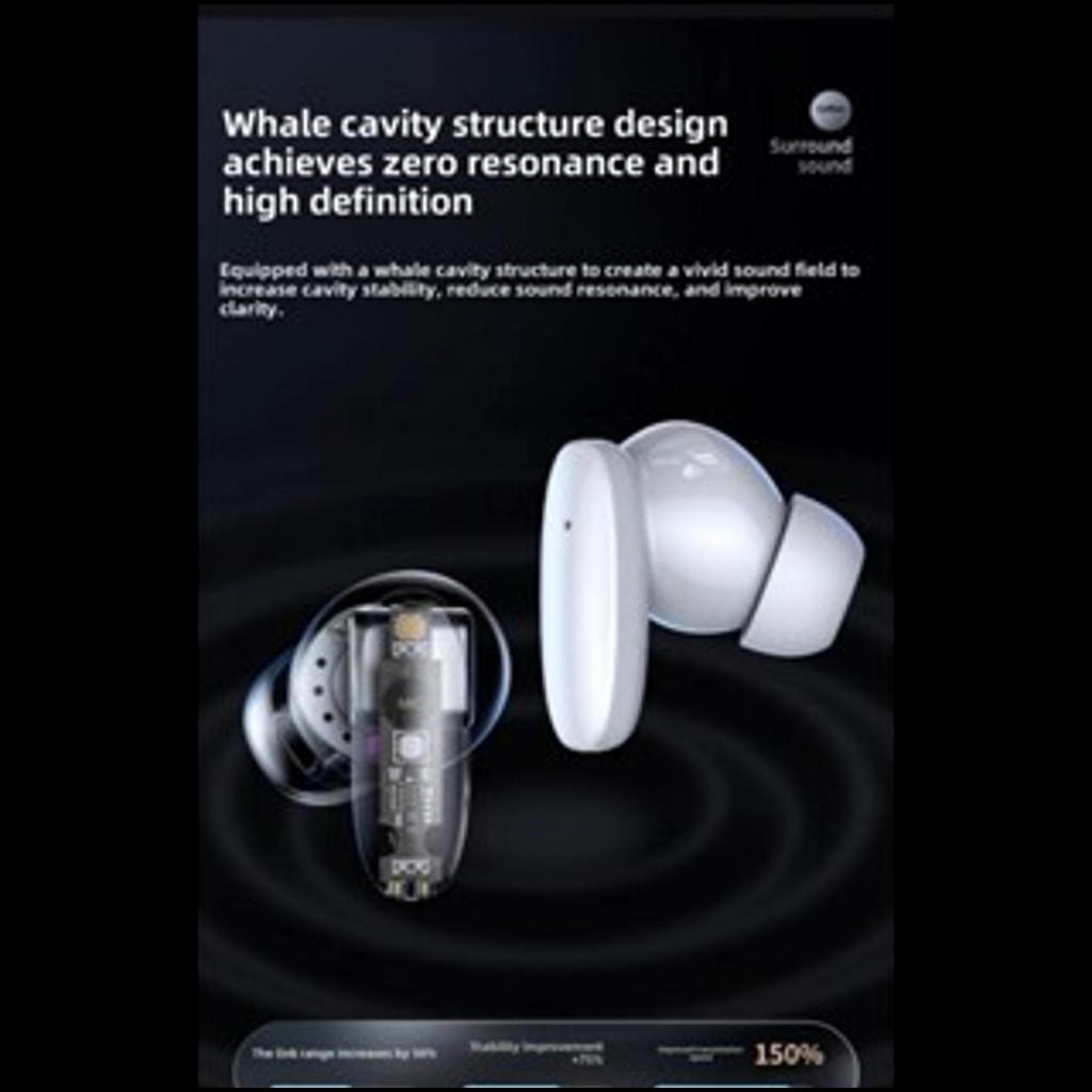 หูฟังไร้สายที่แท้จริง S90! เสียงสเตอริโอที่น่าตกใจ อายุการใช้งานแบตเตอรี่ยาวน - รูปที่ 6