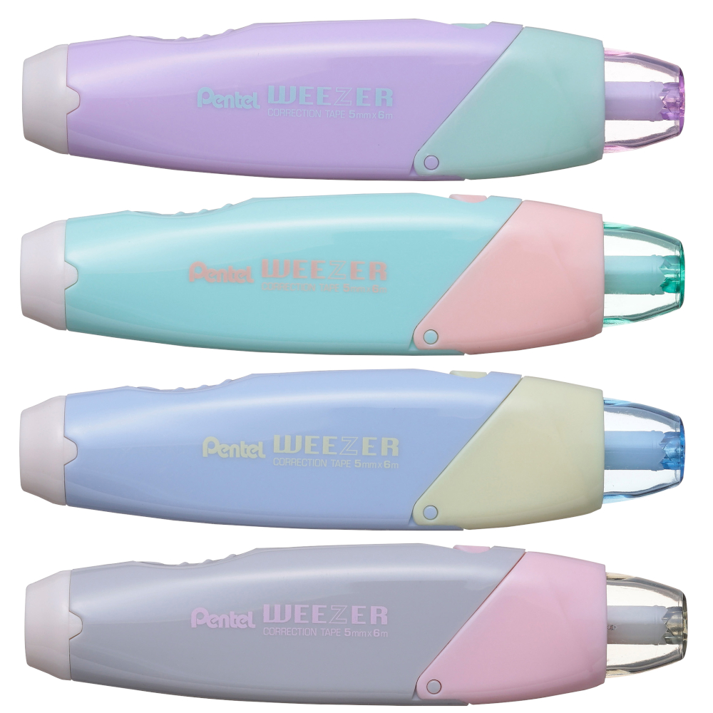 Pentel XZTT805 เทปลบคำผิด Weezer 2-tone แบบกด เปลี่ยนไส้เทปลบคำผิดได้ - เนื้อเทปผลิตจากประเทศญี่ปุ่น