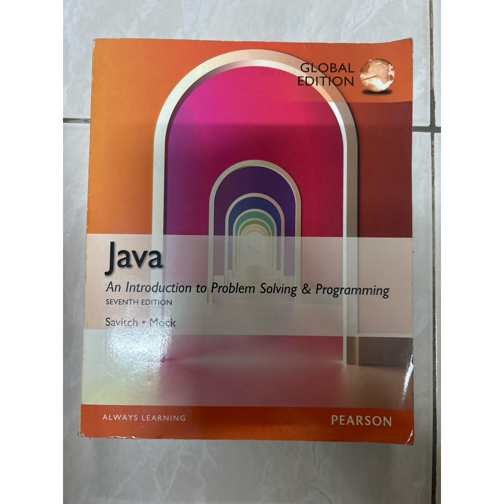 java an introduction to problem solving & programming มือสอง