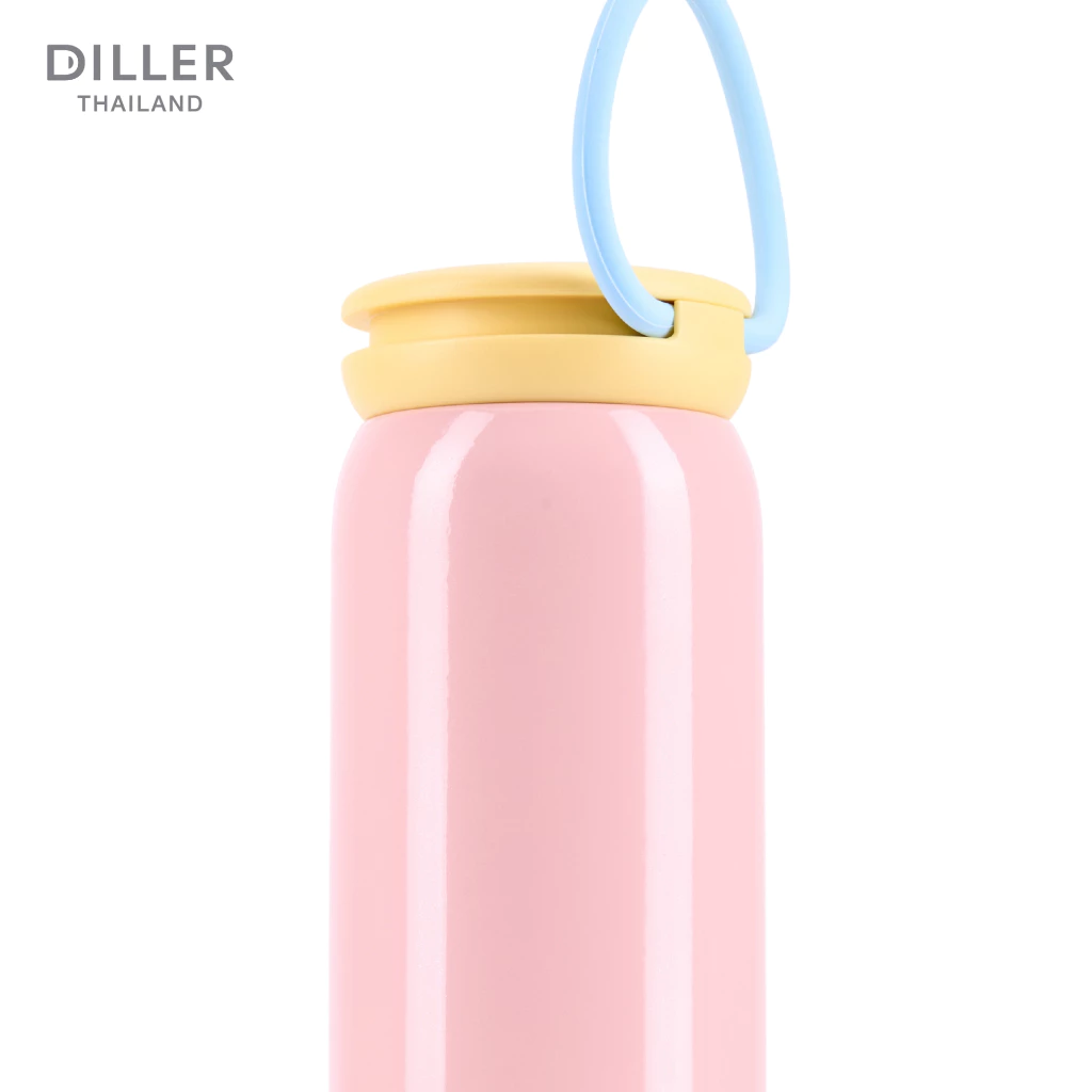 พร้อมส่งจากไทย Diller Thermo Flask 280 ml. (MLH9320) กระติกเก็บความร้อนและเย็น สแตนเลส 2 ชั้นเก็บเย็น24ชม. thumbnail 8
