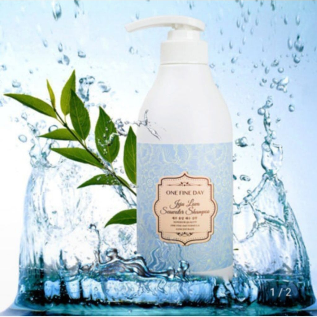 แชมพูน้ำทะเลเจจู จากเกาะเจจู One fine day jeju lava seawater shampoo นำเข้าจากเกาหลีแท้100% ขนาด 500 มล.