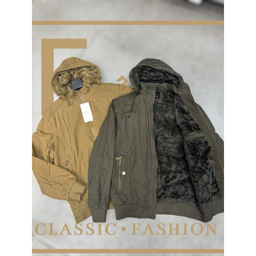 [พร้อมส่ง]Jacket Hoodies 3298 / JP501 ซัปขนนุ่ม หมวกถอดได้