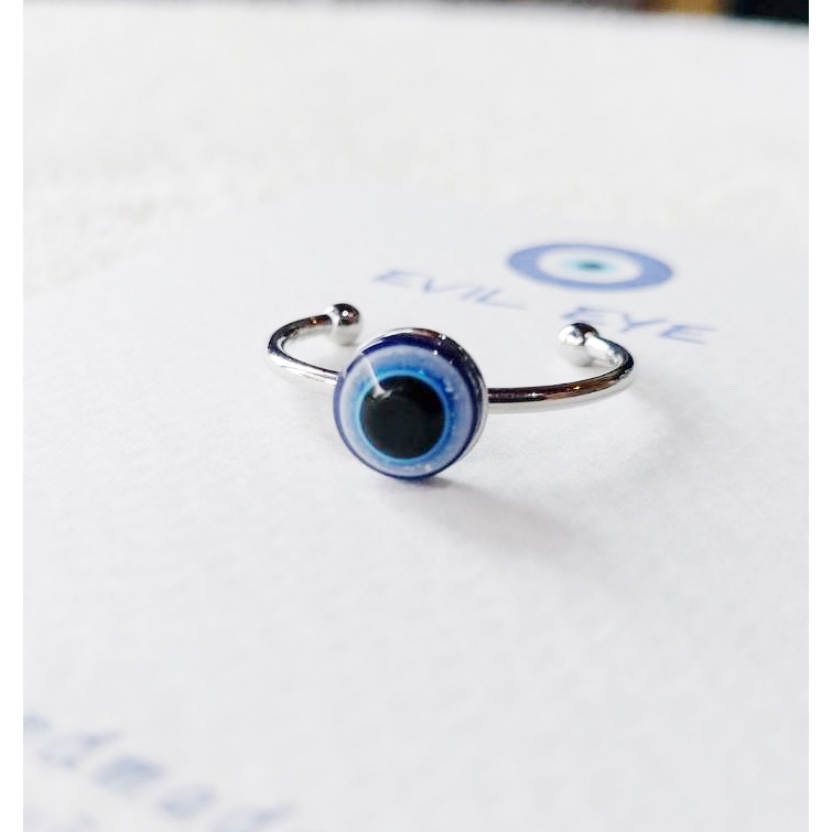 แหวน สแตนเลส 🧿  Evil eye (โดนน้ำได้)