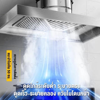 🔥ฟรี3mท่อ🔥เครื่องดูดควัน 12นิ้ว 120W ดูดควันในครัว พัดลมดูดอากาศ พัดลมระบายอากาศ ดูดควันครัว กำลังดูดสูง Range Hood