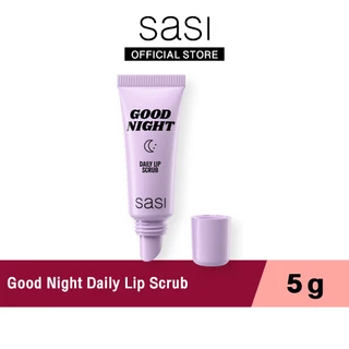 [ใหม่] sasi กู๊ด ไนท์ เดลี่ ลิป สครับ Good Night Daily Lip Scrub 5g