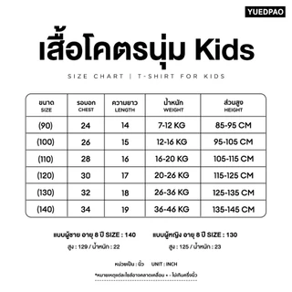 Yuedpao Kids เสื้อยืดเด็ก กางเกงเด็ก รุ่นโคตรนุ่ม (สีเบสิค) นุ่มตั้งแต่กำเนิด ยืดแต่ไม่ย้วย ยับยากแบบไม่ต้องรีด