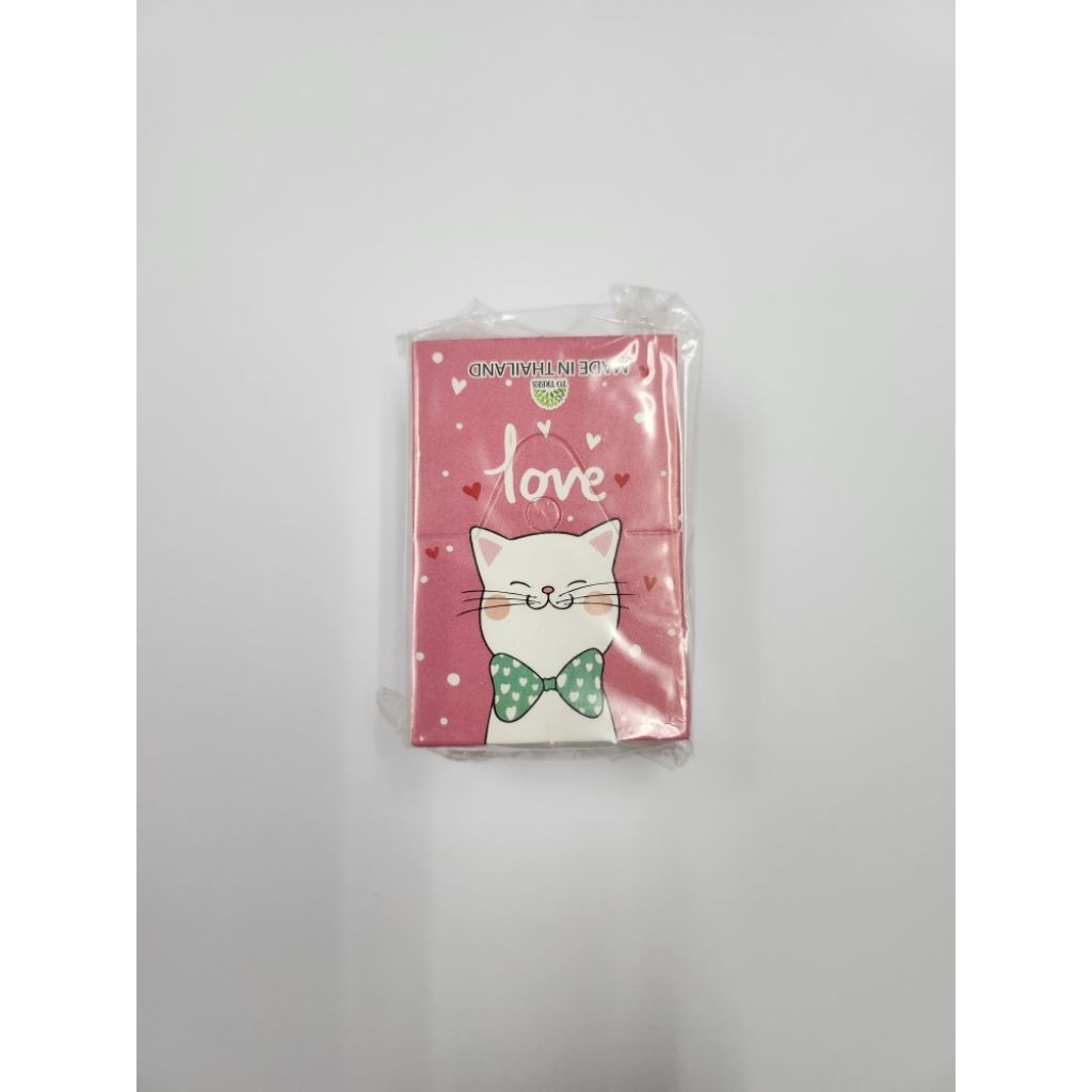หัวกระดาษลายแมวน่ารัก พื้นสีชมพู ขนาด 1.5 นิ้ว - รูปที่ 4