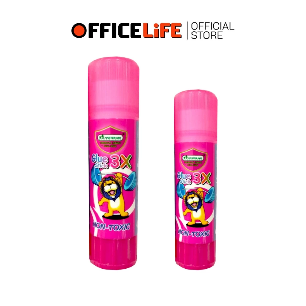 Master Art (มาสเตอร์อาร์ท) กาวแท่ง Glue 3X เพาเวอร์ มาสเตอร์อาร์ต 8g และ 15g ( 1 ขวด )