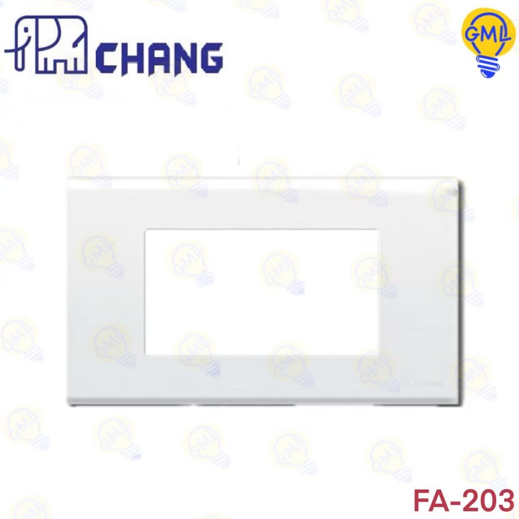 Chang หน้ากาก 1 ช่อง 2 ช่อง 3 ช่อง 4 ช่อง 6 ช่อง สีขาว