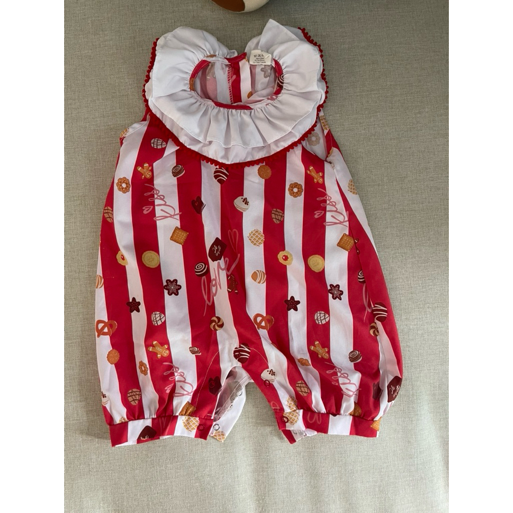 jumpsuit จากแบรนด์21august.baby 12-18เดือน สภาพดีค่ะ