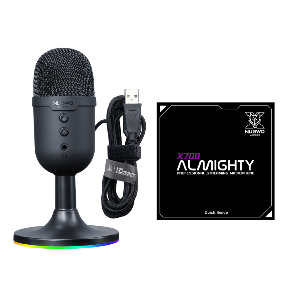 ไมโครโฟน nubwo x700 almighty