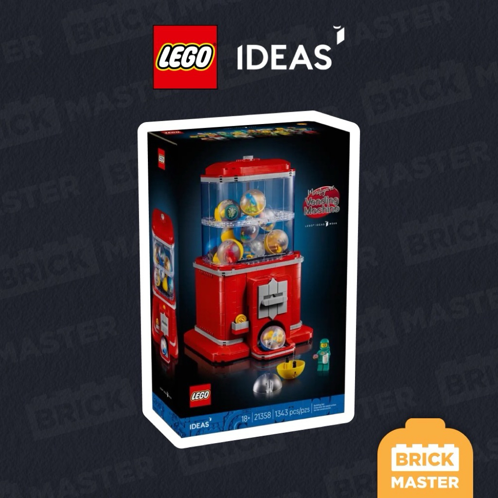 LEGO ideas 21358  Minifigure Vending Machine(เลโก้แท้ ไอเดีย ตู้กาชาปอง)