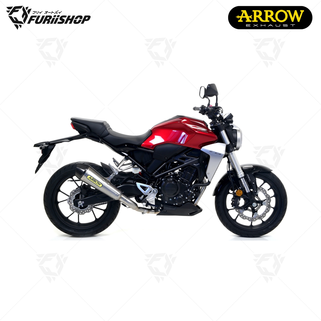 ท่อสูตร/ท่อแต่ง/ท่อไอเสีย Arrow Slip on X kone : for Honda CB300R 2018-2019