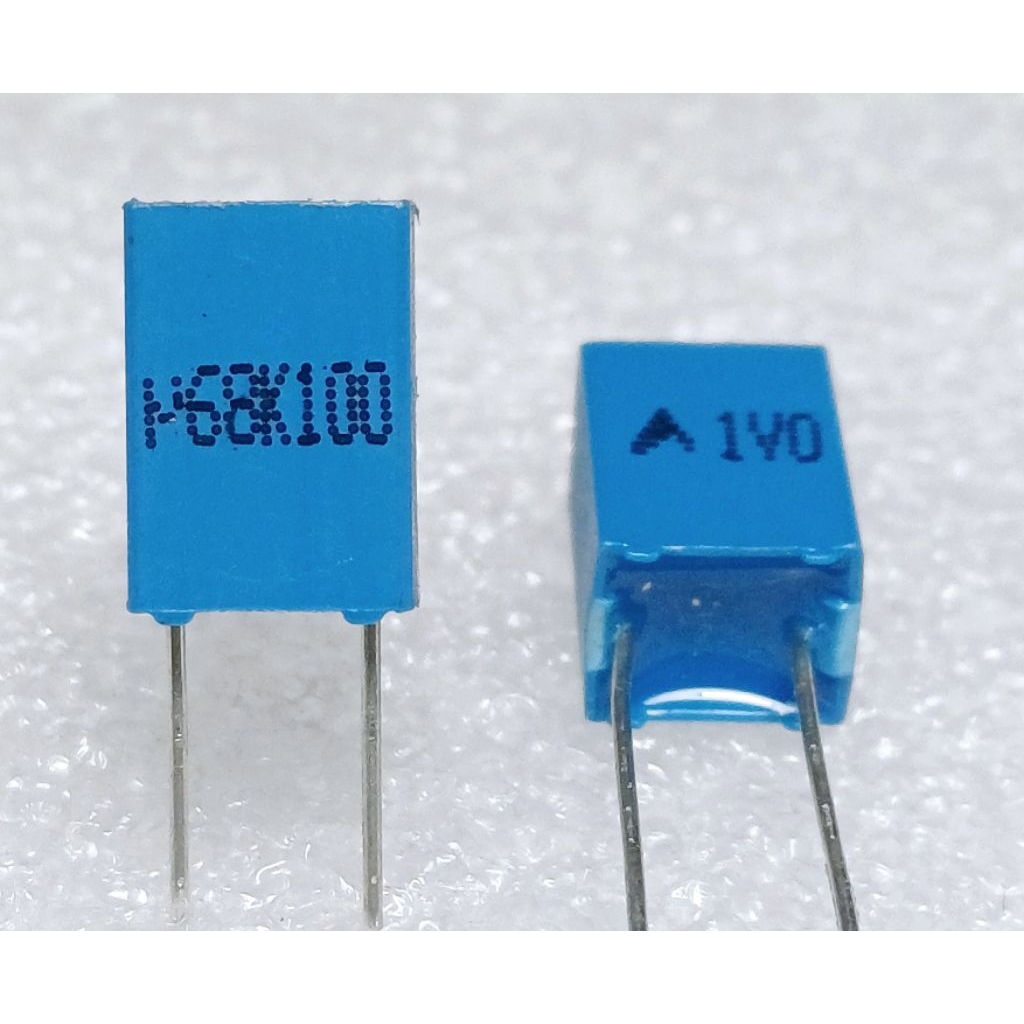 Epcos 0.68uf 680nf 684 100v polyester film capacitor MKT ตัวเก็บประจุ คาปาซิเตอร์ ระหว่างขา 5 มิล