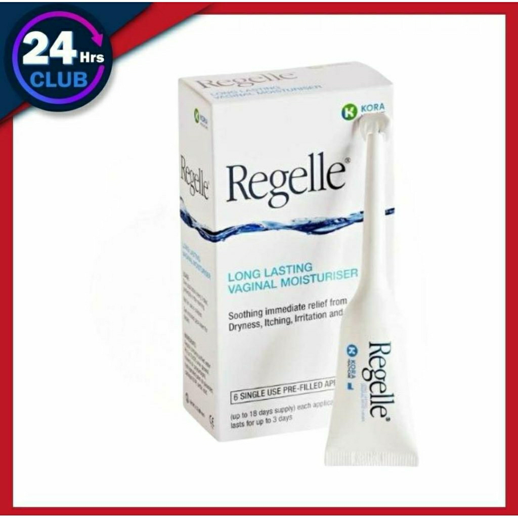 Regelle Vaginal Gel 1 กล่อง บรรจุ 6 หลอด นวัตกรรมล่าสุดเพื่อเพิ่มความชุ่มชื้นสำหรับผู้หญิงรูปแบบเจล