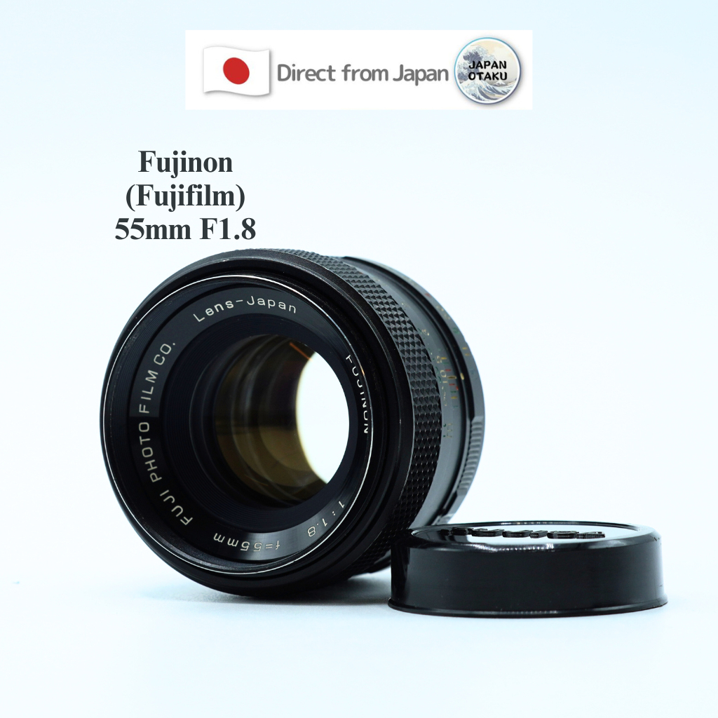 [มือสองในญี่ปุ่น] " เลนส์วินเทจ " FUJINON FUJI PHOTO Fujifilm 55mm f/1.8 ประเทศญี่ปุ่น